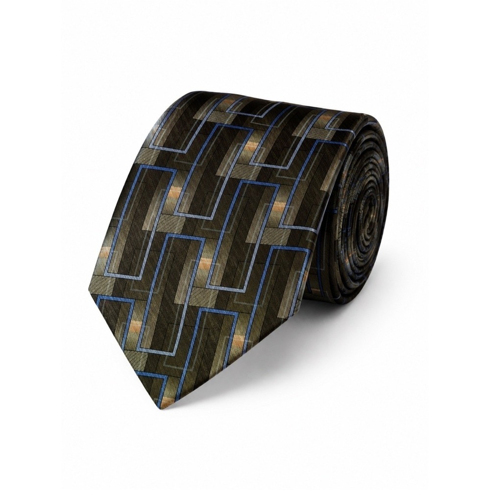 Mens Silk Tie Quiet Luxury Old Money Formal Professional Retro
